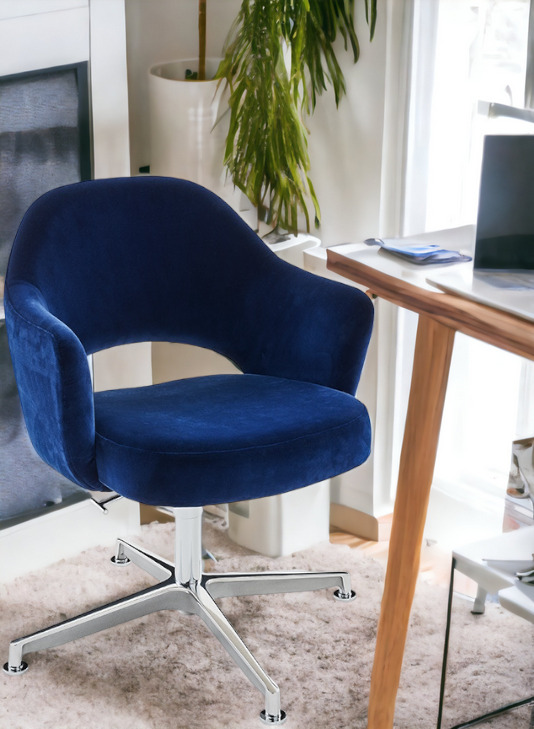 Saarinen Relax chaise de conférence 4-étoiles pied pivotant avec accoudoirs Knoll Interntional 