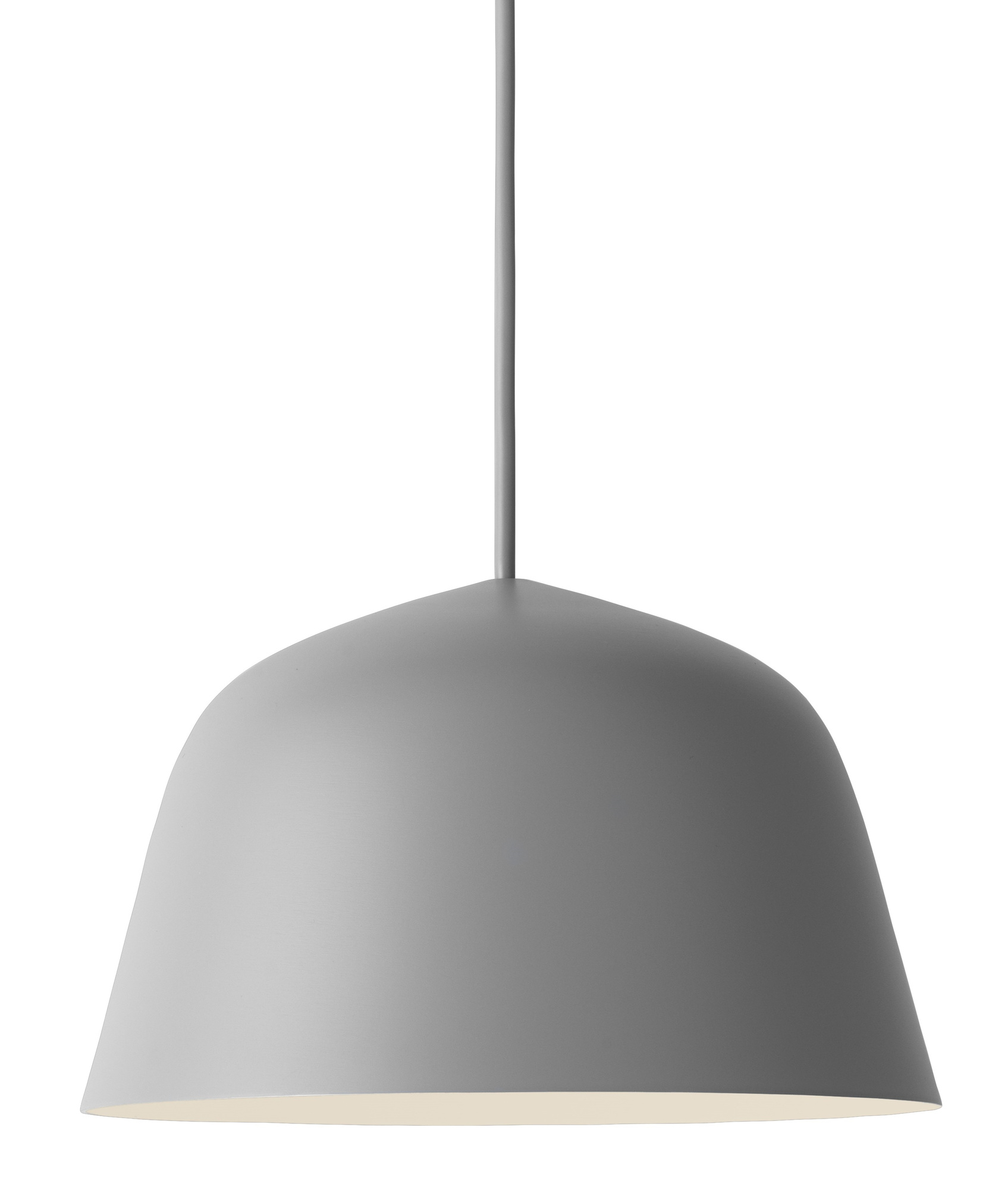 Graue Muuto Ambit Pendelleuchte 25: Moderne Hängelampe für Wohnzimmer und Esszimmer.