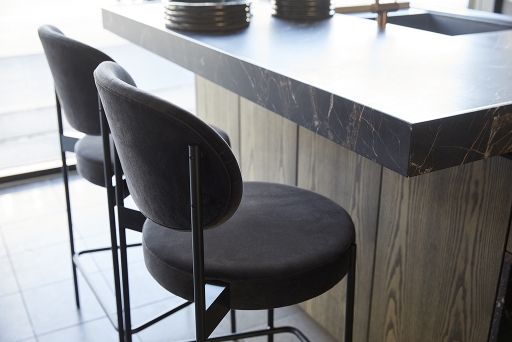 Series 430 Bar Stool Tabouret de bar 75 cm NOIR / REMIX 123 Verpan OFFRE SPECIALE