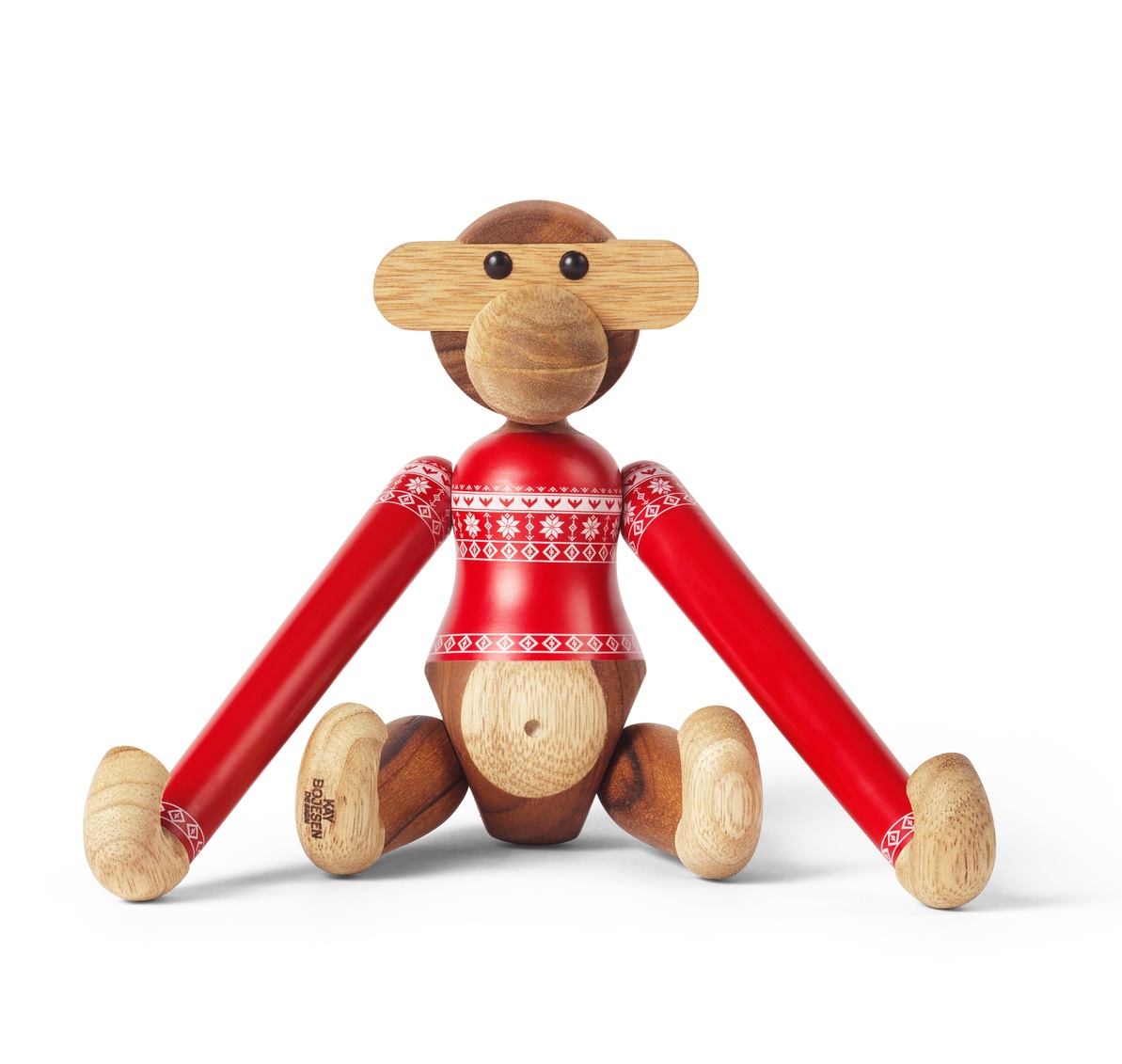 Christmas Jumper Singe 2024 petite figurine en bois Kay Bojesen
