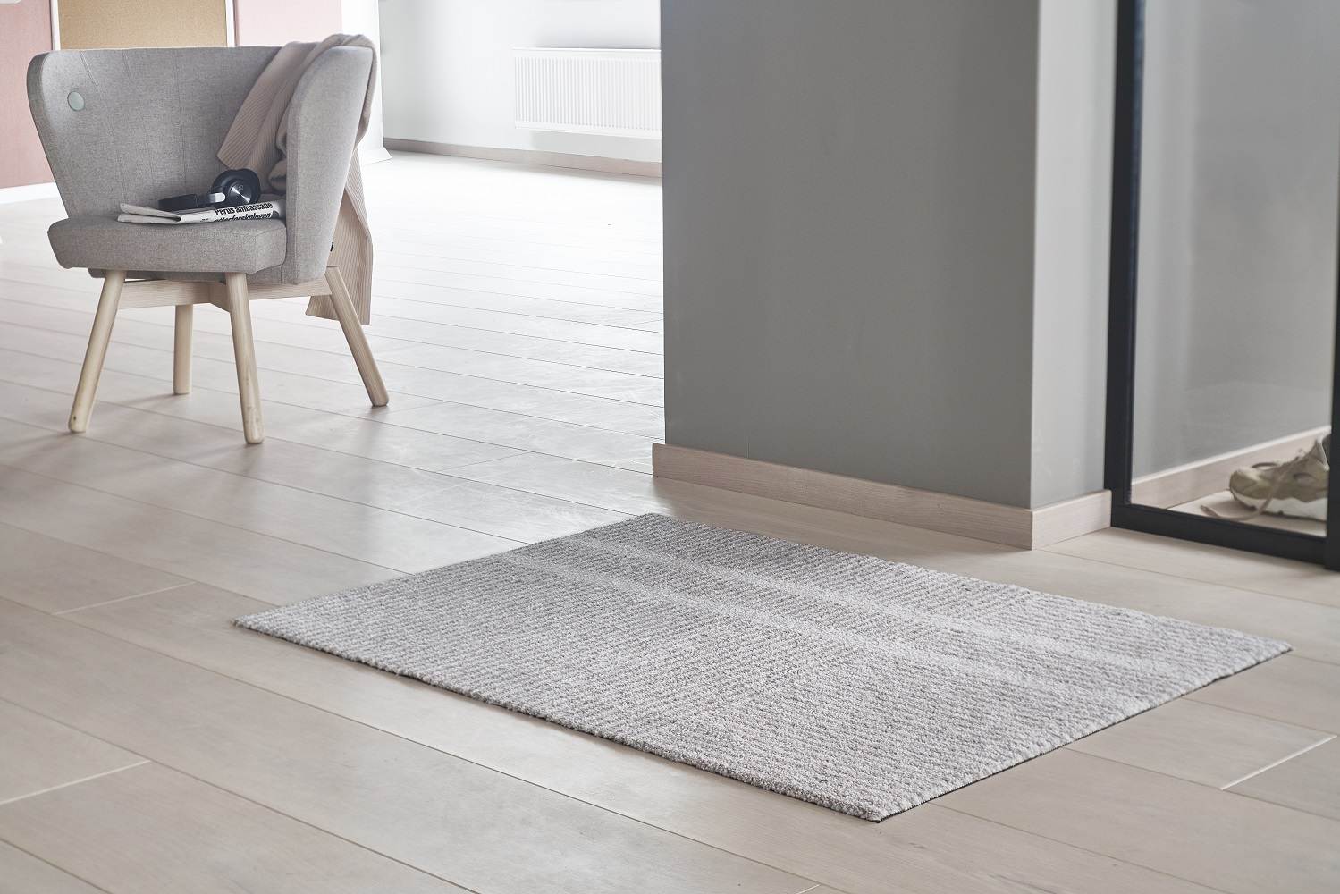 Løype Indoor / Outdoor Paillasson L 60 x P 85 cm / BREEZY BEIGE Heymat OFFRE SPECIALE