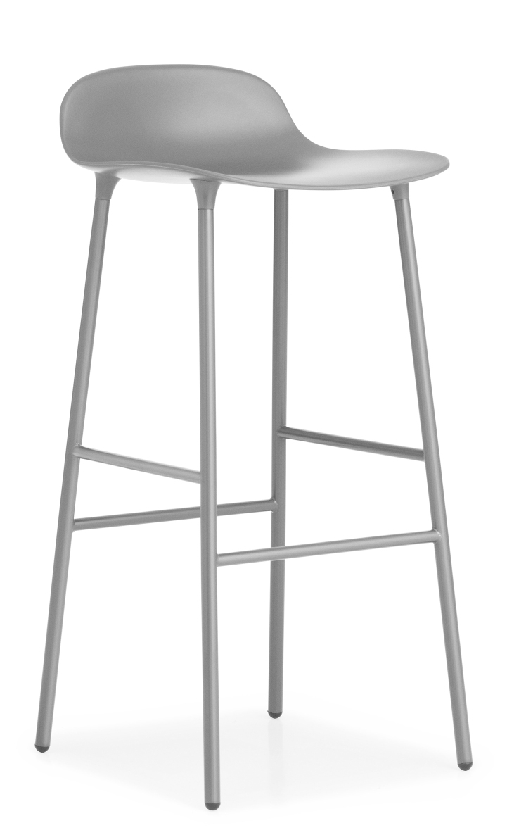 Form Barstool tabouret de bar H 75 cm Acier Normann Copenhagen