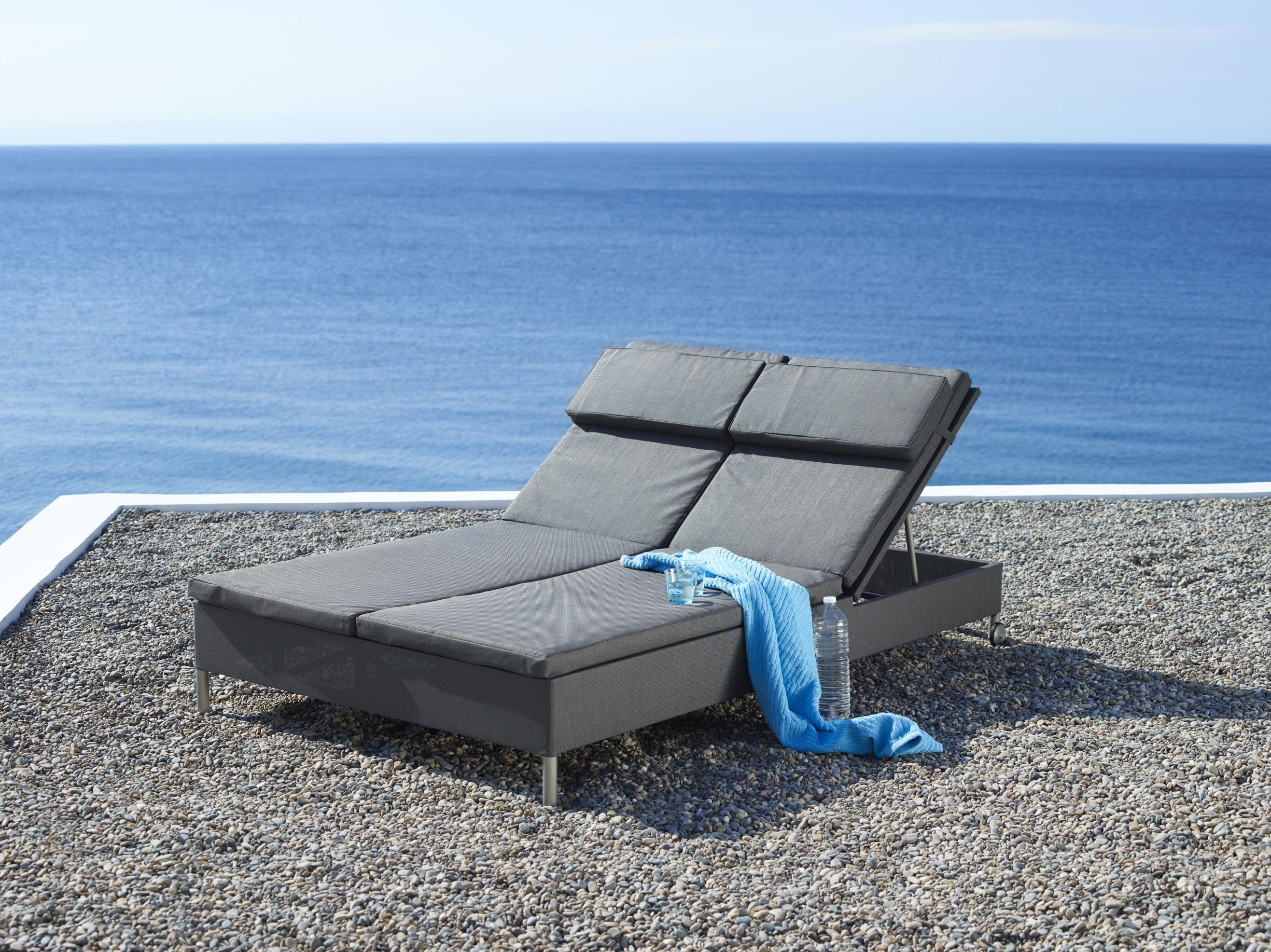 Rest Outdoor Chaise longue double Cane-Line
