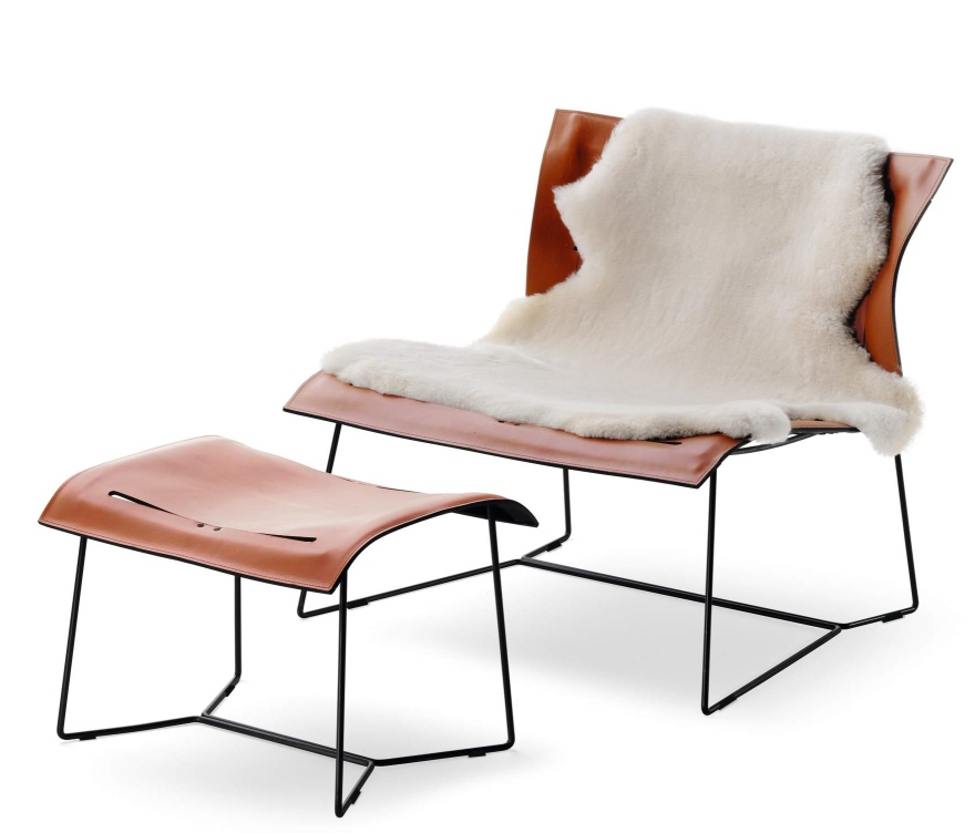 Cuoio Tabouret Walter Knoll