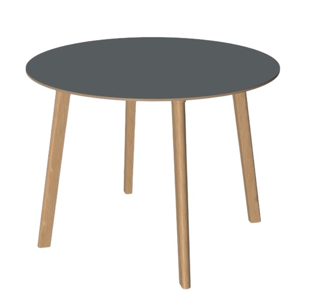 CPH DEUX 220 Table Table Ø98 cm Chêne / Gris pierre Hay OFFRE SPECIALE