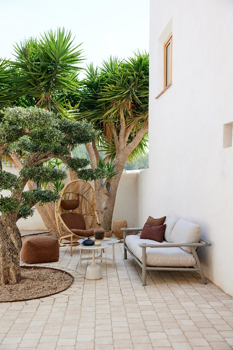 Tabouret d'extérieur Divine H 40 cm Cane-Line 