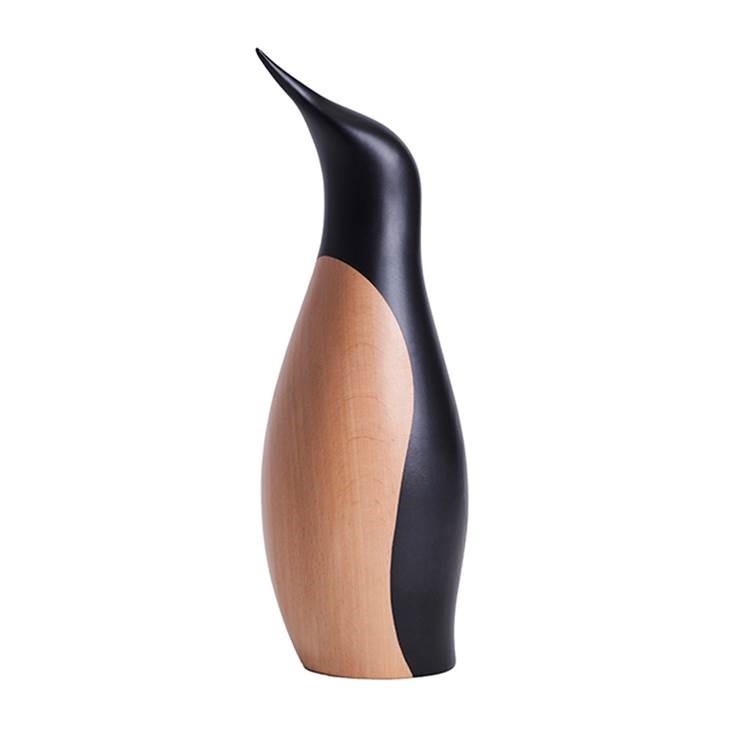 Grand pingouin figure en bois Architectmade PIÈCE UNIQUE