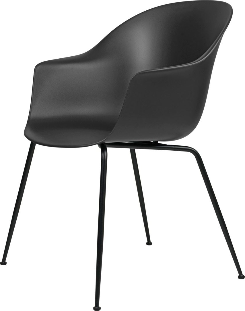 Bat Chair Chaise de salle à manger Indoor / Outdoor Cadre noir Gubi