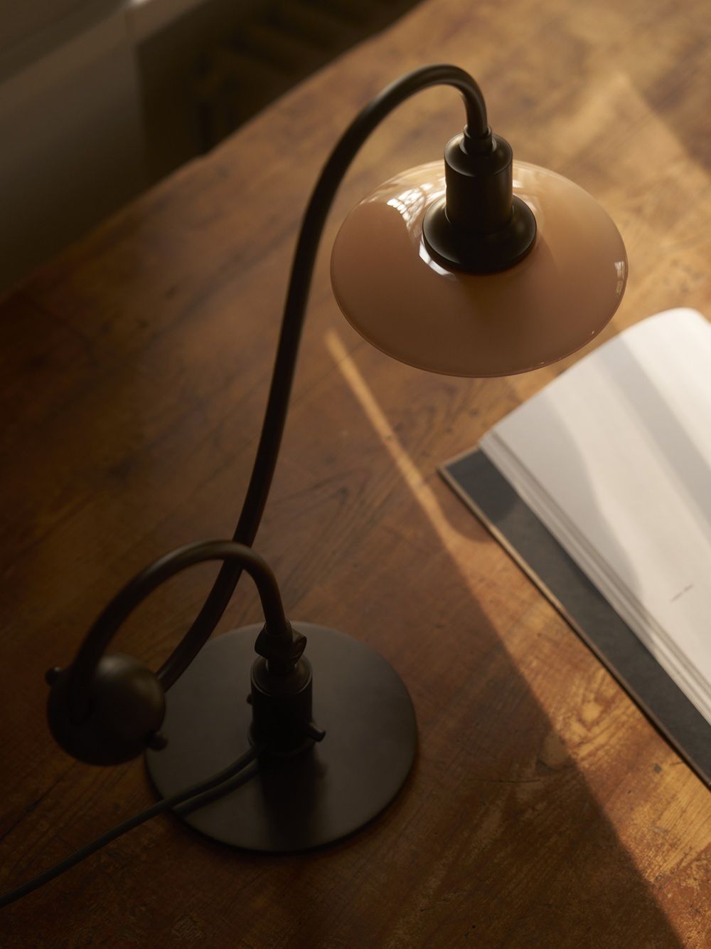 Lampe de table PH 1/1 Piano, couleur Dusty Terracotta, Louis Poulsen