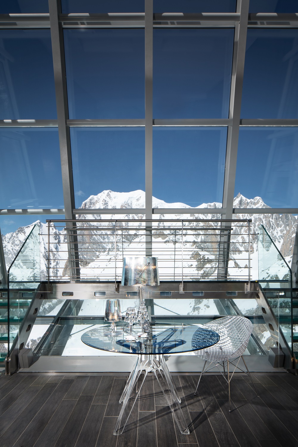 Bourgie lampe de table argent Kartell