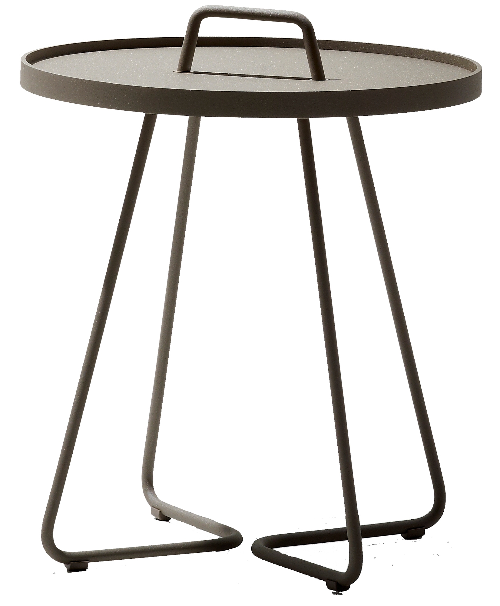 On-The-Move Outdoor table d'appoint grand taupe Cane-Line