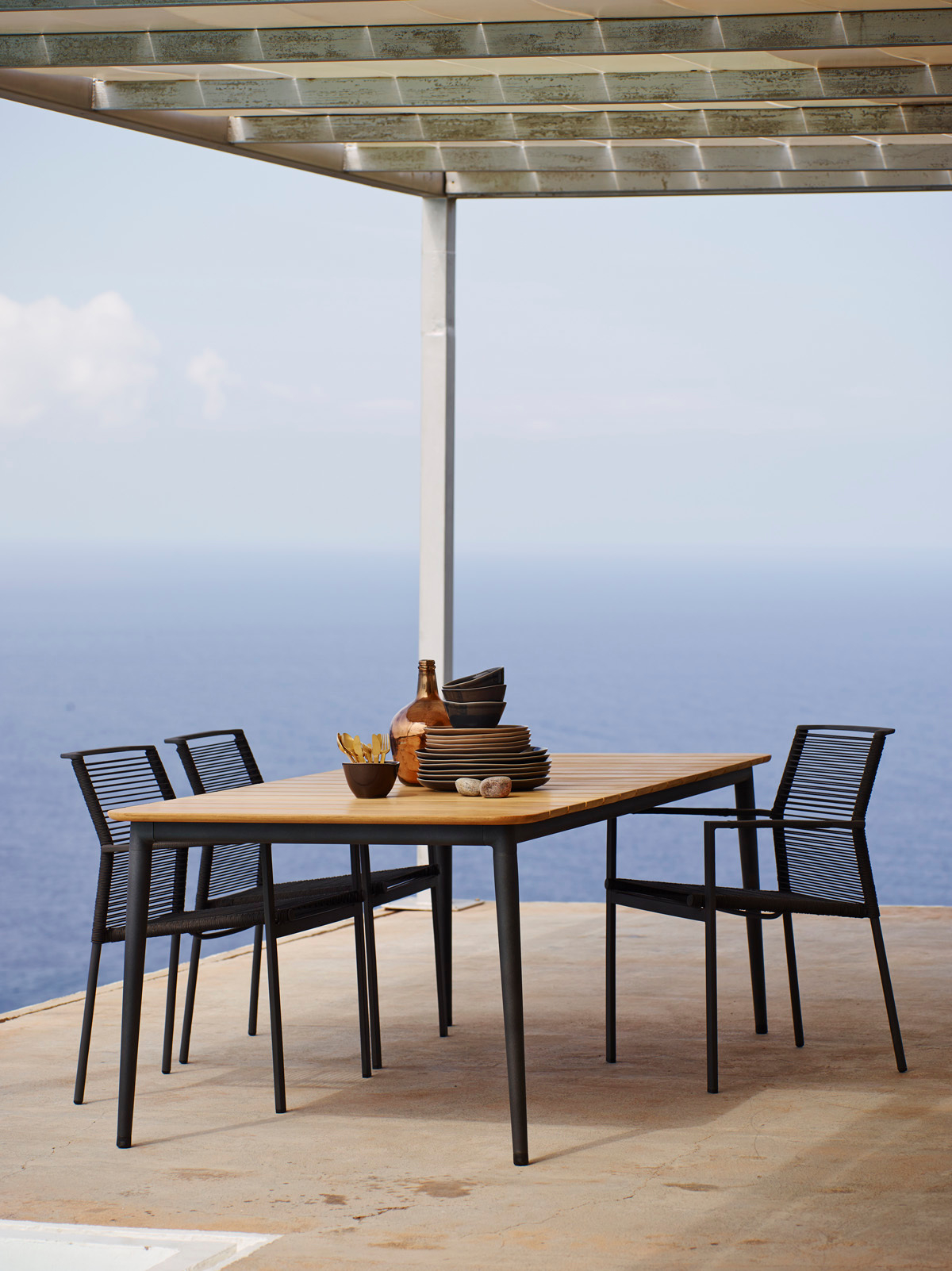 Edge Outdoor Chaise empilable Cane-Line