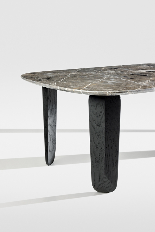 Kuyu Marble Rectangular Marbre Table basse rectangulaire Zeitraum