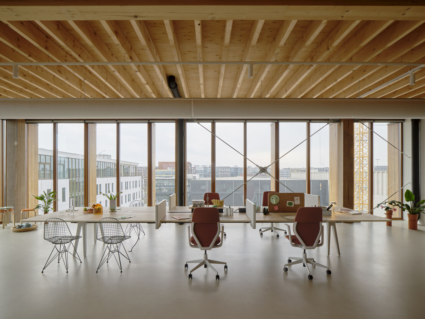 DKR Wire Chair Chaise assise rembourree Vitra