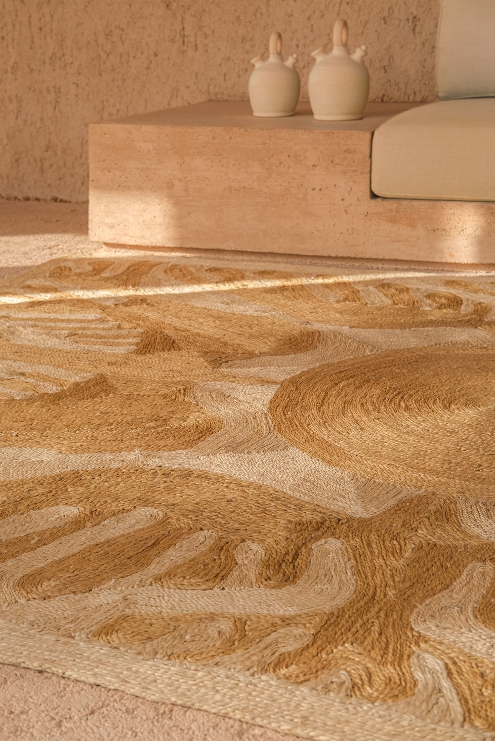 Lucia Eames Sunbirds Tapis Natural Nanimarquina