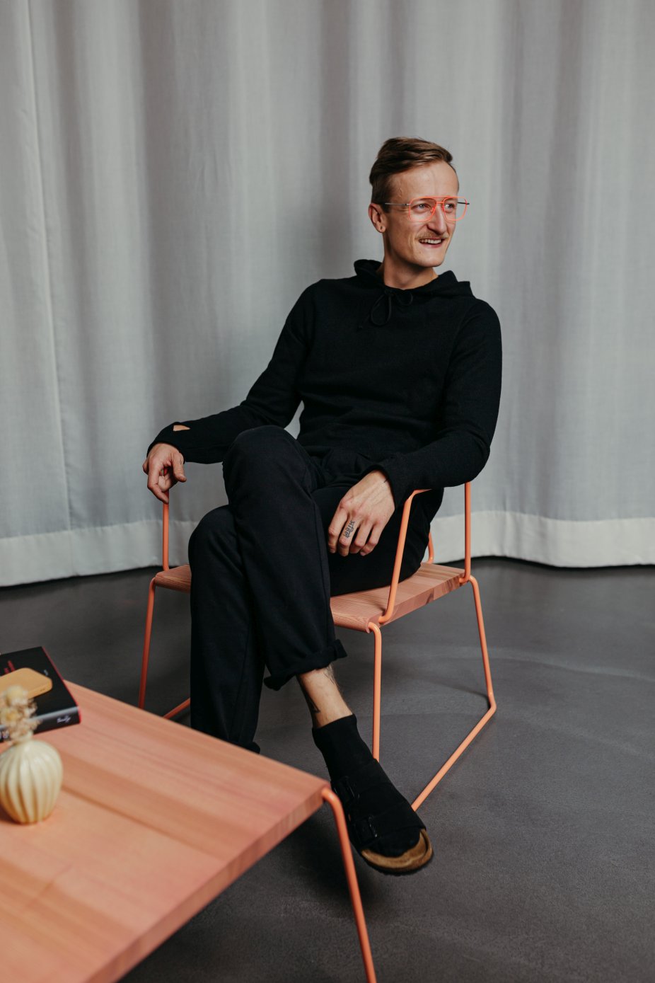 D:008 Loungechair avec Accoudoirs Fuchs & Habicht