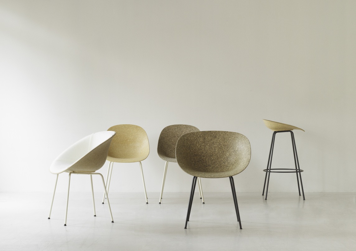 Mat Armchair Steel Chaise à accoudoirs Normann Copenhagen 