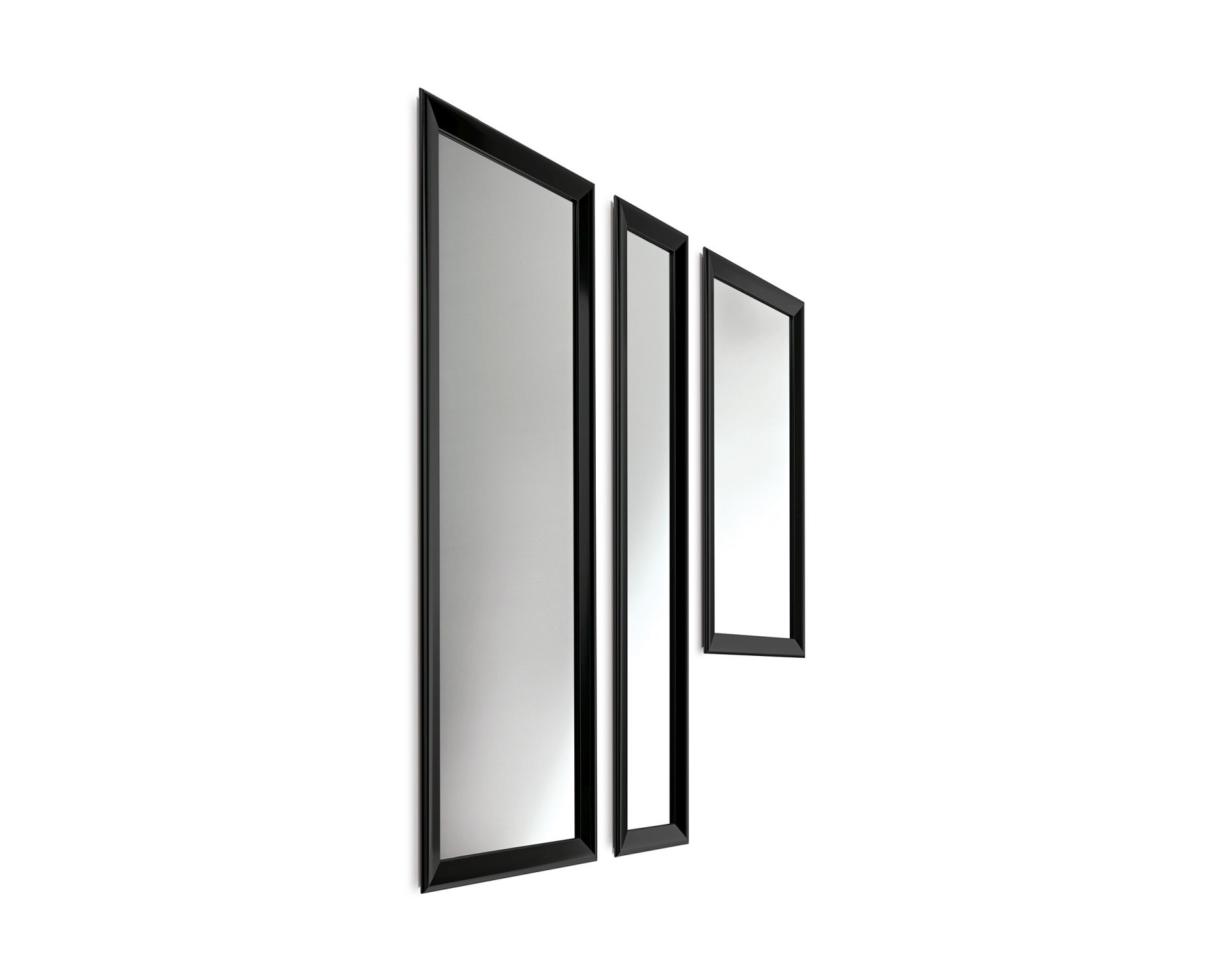 Yume Black Miroir avec cadre version C Casamania Horm
