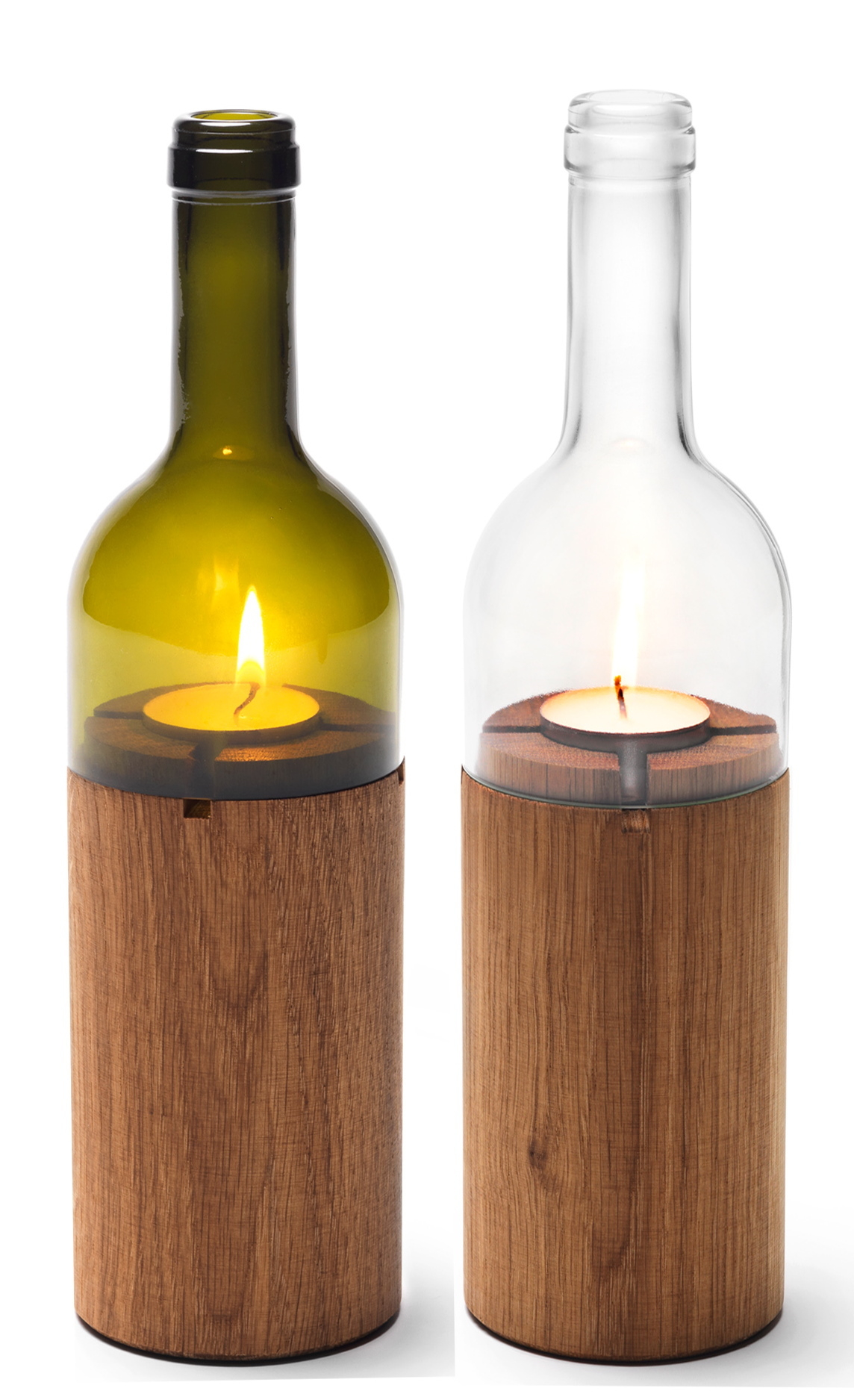 WeinWindlicht Lumière du vent Side by Side Verre vert
