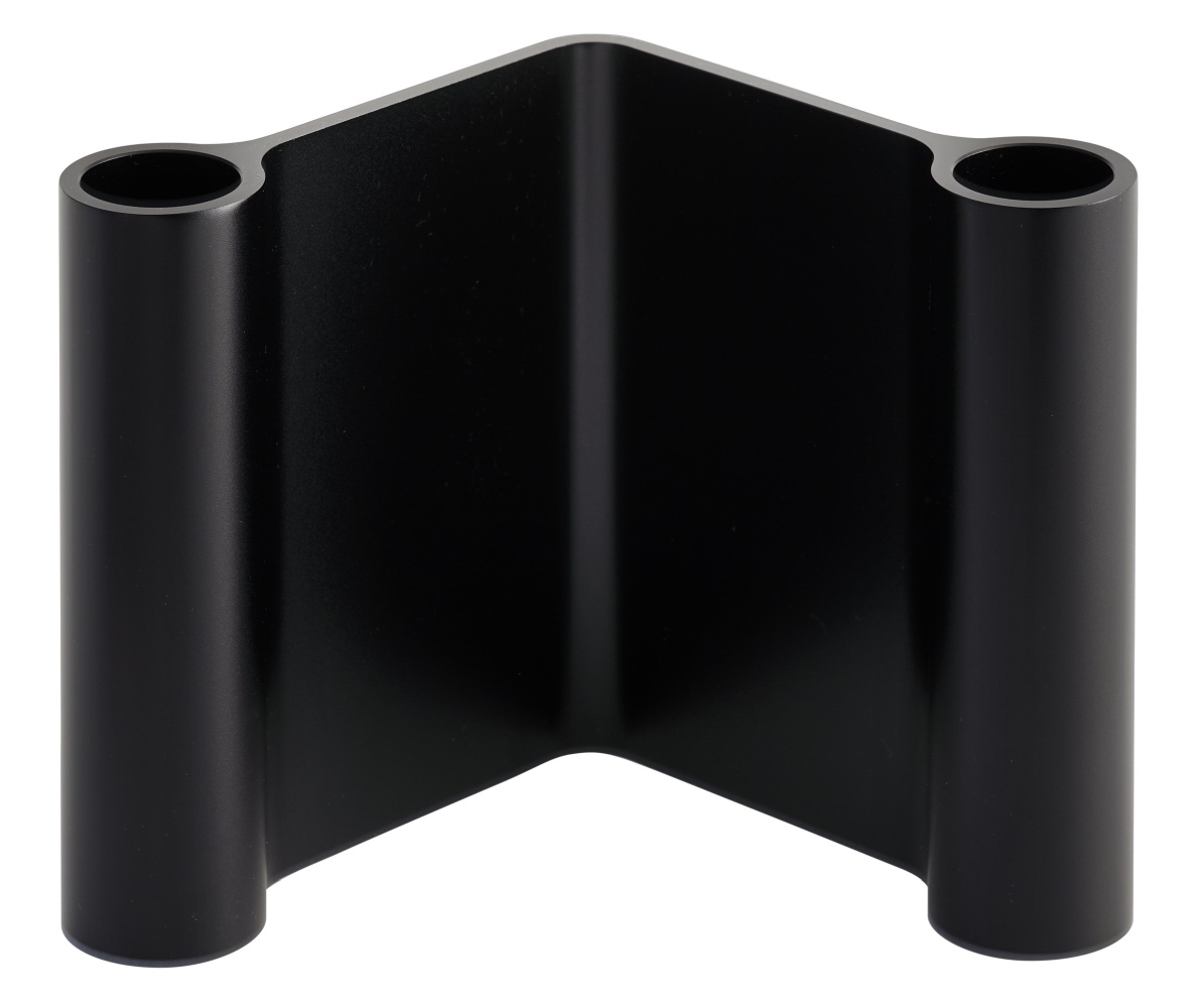 Pair Candleholder Bougeoir Muuto L 10 x H 11 cm / Noir Pair Candleholder Bougeoir Muuto L 10 x H 11 cm / Noir