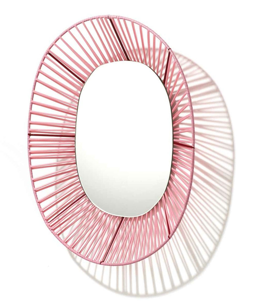 Cesta Big Wall Oval Mirror Miroir mural ovale ames 