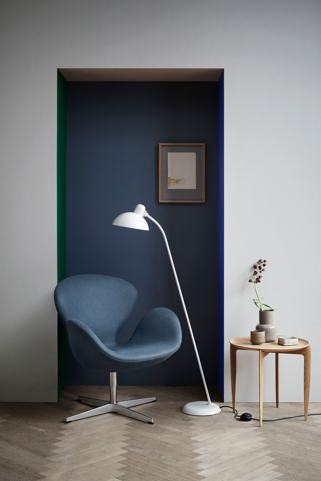 6556 F Lampadaire KAISER idell Fritz Hansen