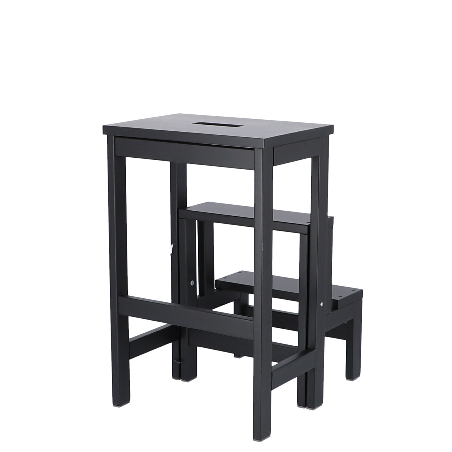 Soho Escabeau pour tabouret noir Jan Kurtz