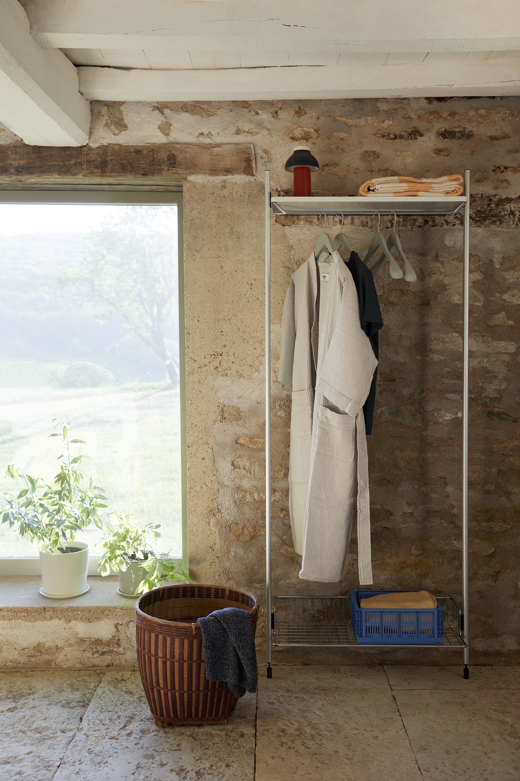 Soft Coat Hanger Bar-Wide 44 Set de 4 cintres Hay
