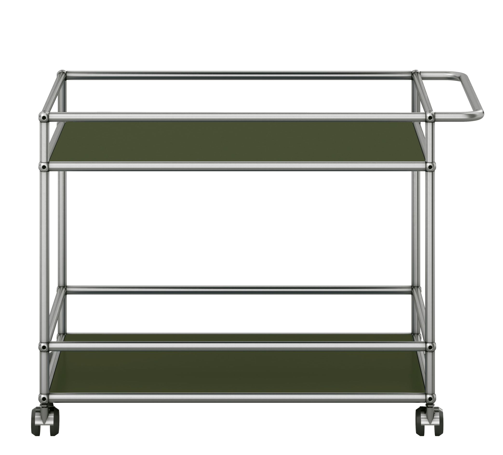 USM Haller Chariot de service Vert olive NOUVEAU COULEUR STANDARD