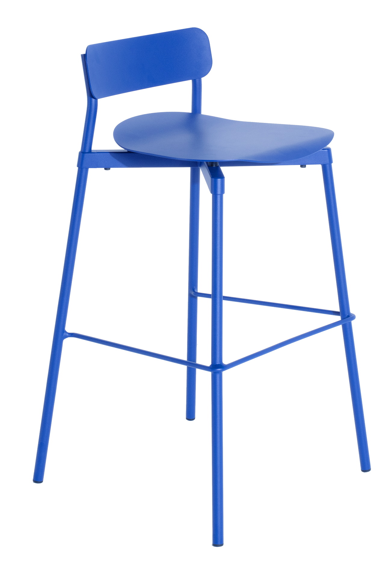 Fromme Barstool Tabouret de bar H 75 cm Petite Friture Bleu Fromme Barstool Tabouret de bar H 75 cm Petite Friture Bleu