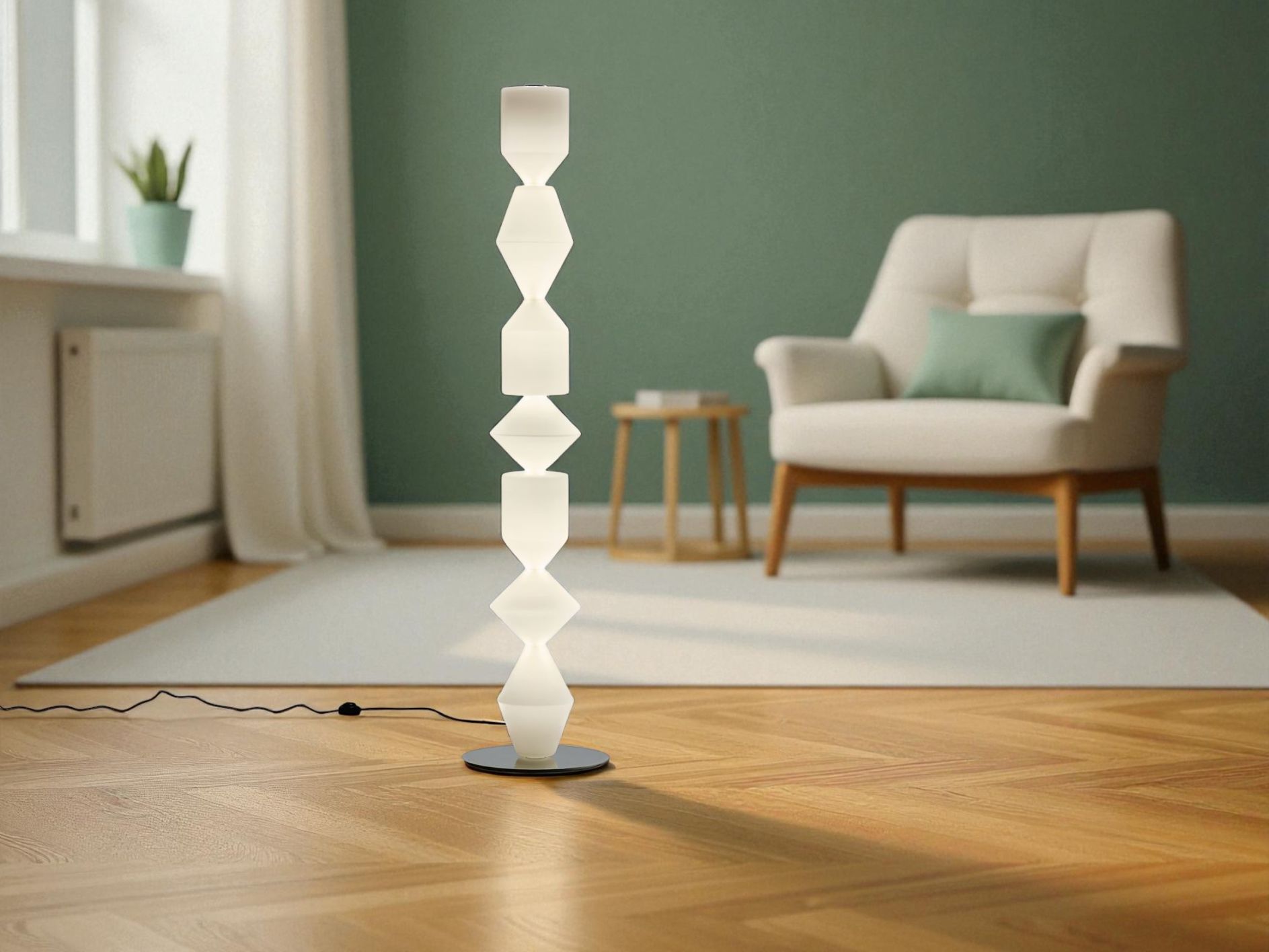 Lampadaire Costantina Opal Mogg