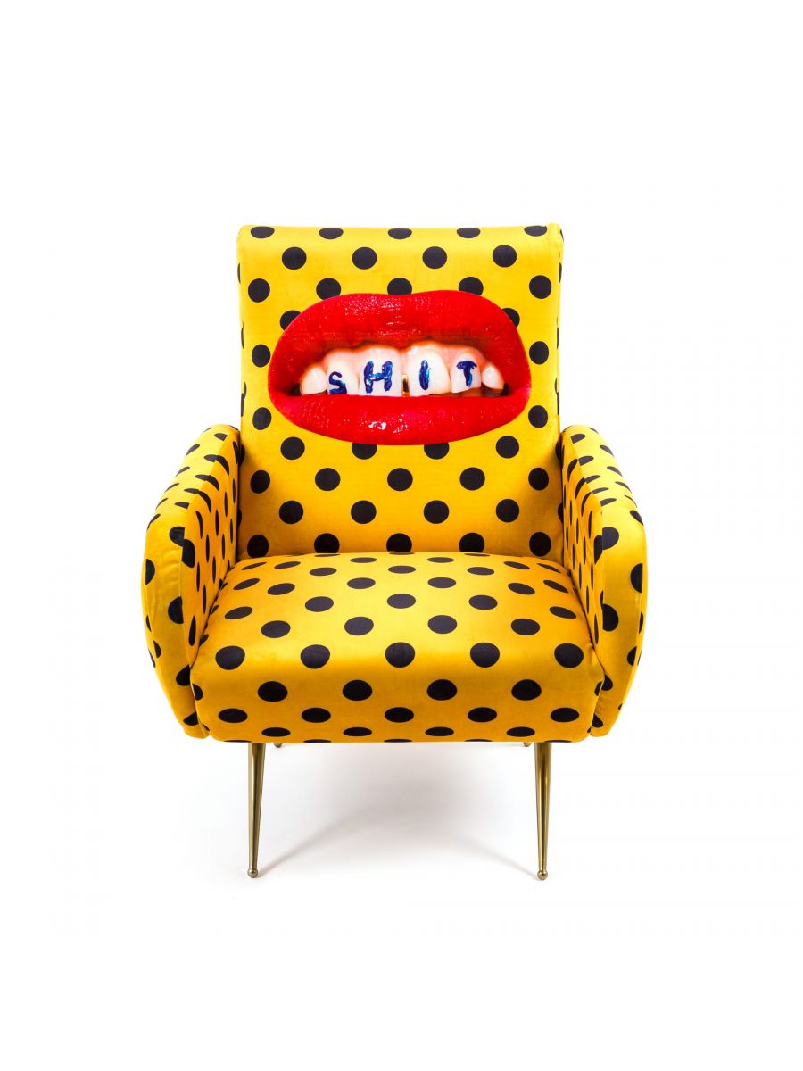 Toiletpaper fauteuil Shit Seletti
