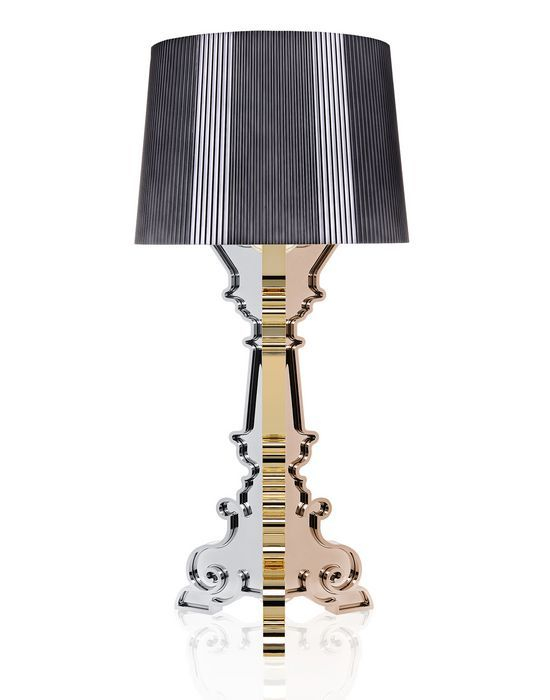 Bourgie lampe de table multicolore de titane Kartell