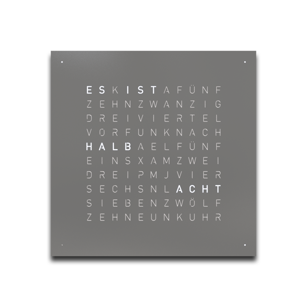 Cache avant pour l'horloge murale Earth 45 QLOCKTWO