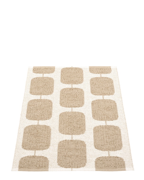 Sten Tapis en plastique 70x100 cm Pappelina Nougat/Vanilla