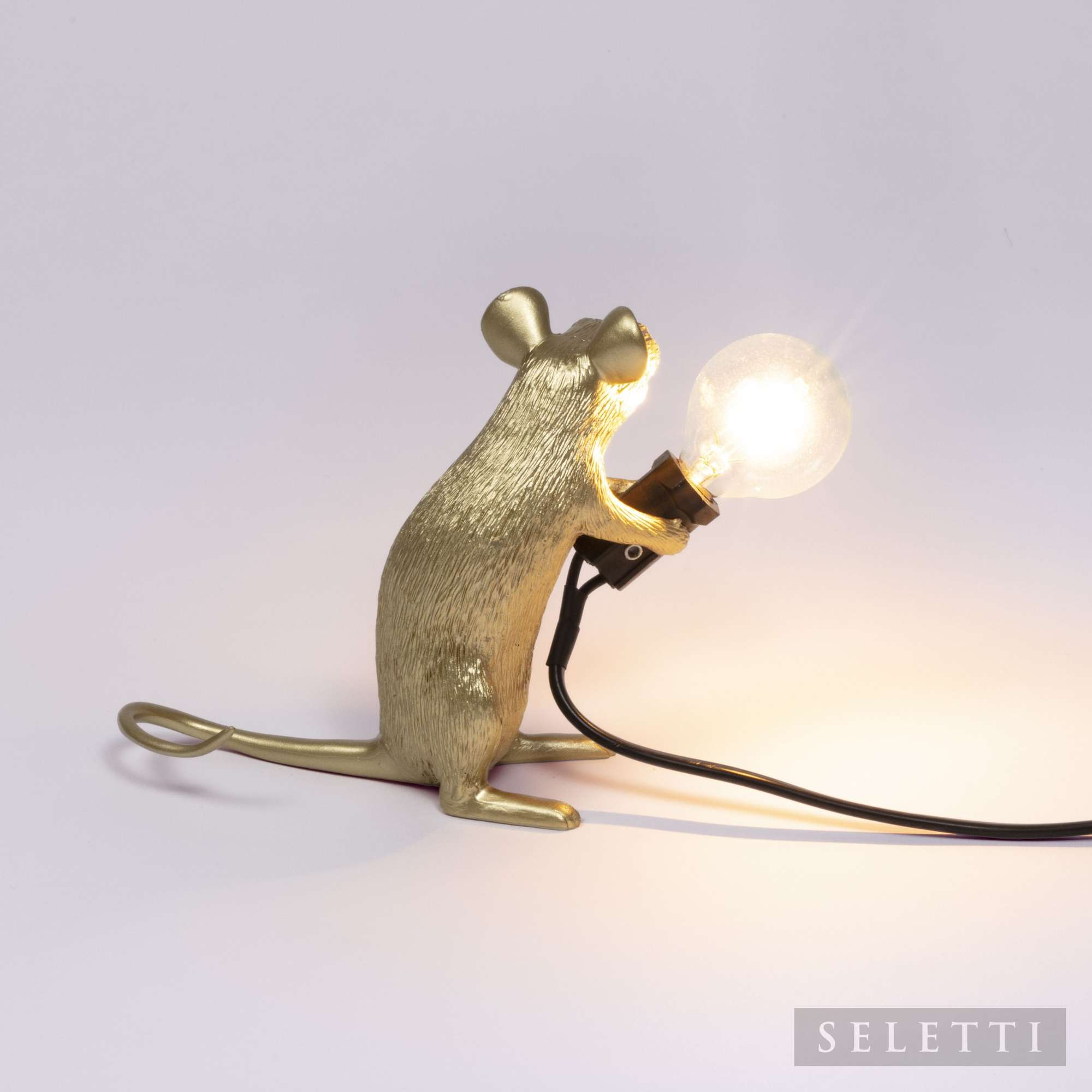 Mouse Lamp or Mac avec lampe USB Seletti OFFRE SPECIALE