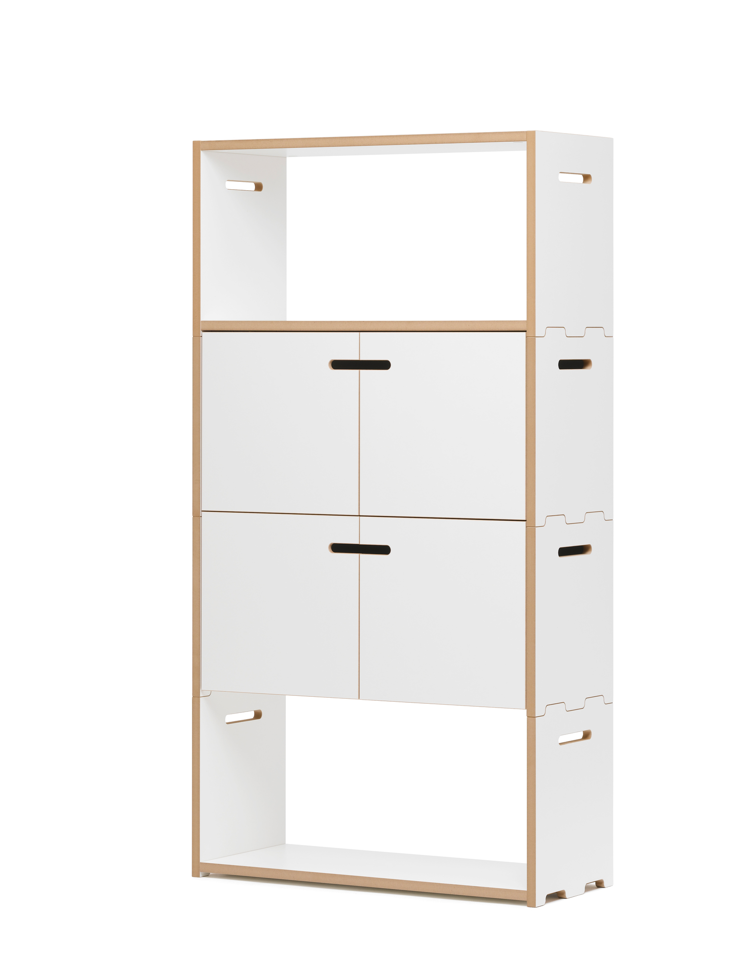 Hochstapler étagère module de base avec portes Tojo
