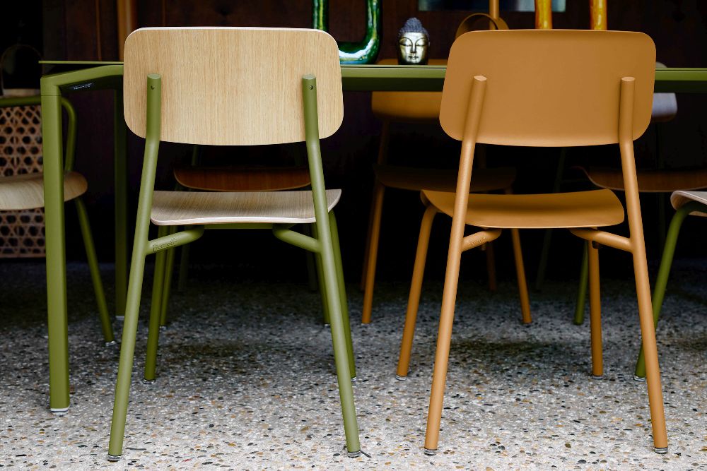 Studie Chair Chaise en chêne d'intérieur Fermob