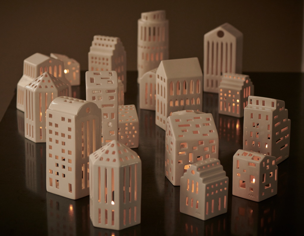 Urbania Maison de lumière Immeuble de grande hauteur H 22 cm Kähler OFFRE SPECIALE