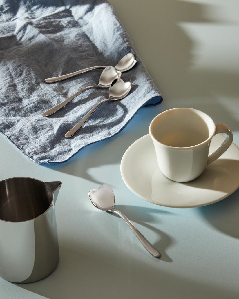 AMMI08Set Cuillère à moka Cœur Set Alessi 