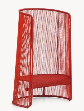 Husk L Sessel M' Afrique Collection Moroso-Rot