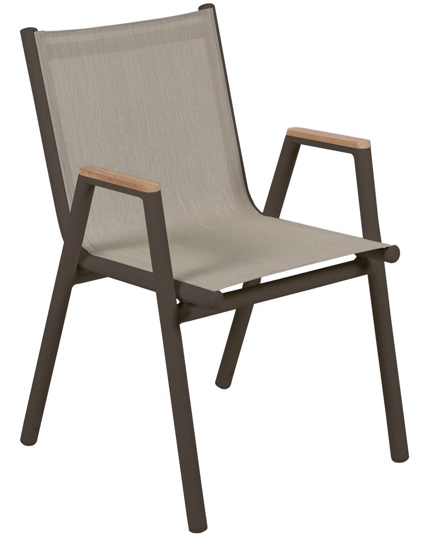 Pilotis fauteuil avec accoudoirs Batyline Extérieur Fermob