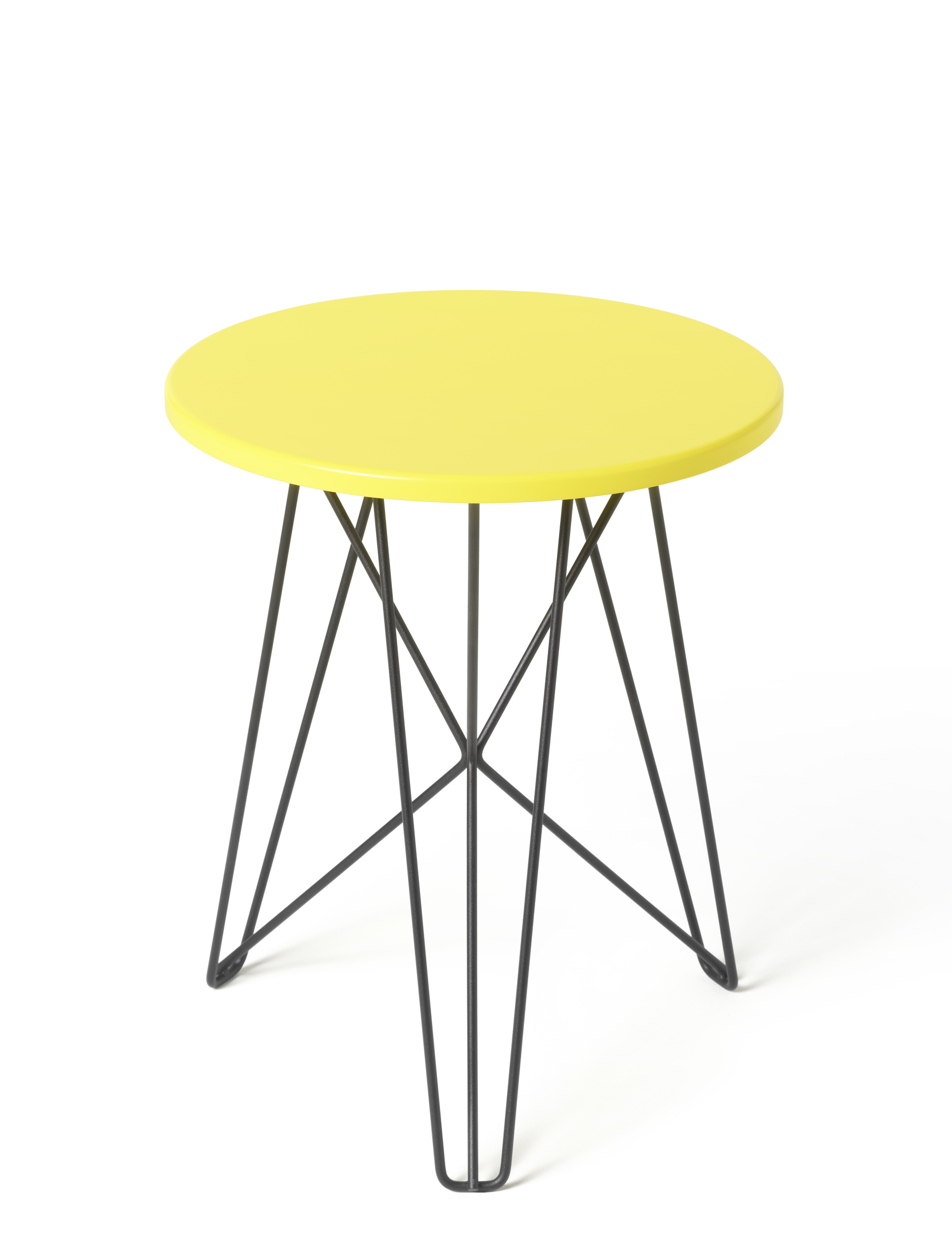 Ijhorst Tabouret / Table d'appoint jaune zinc Spectrum