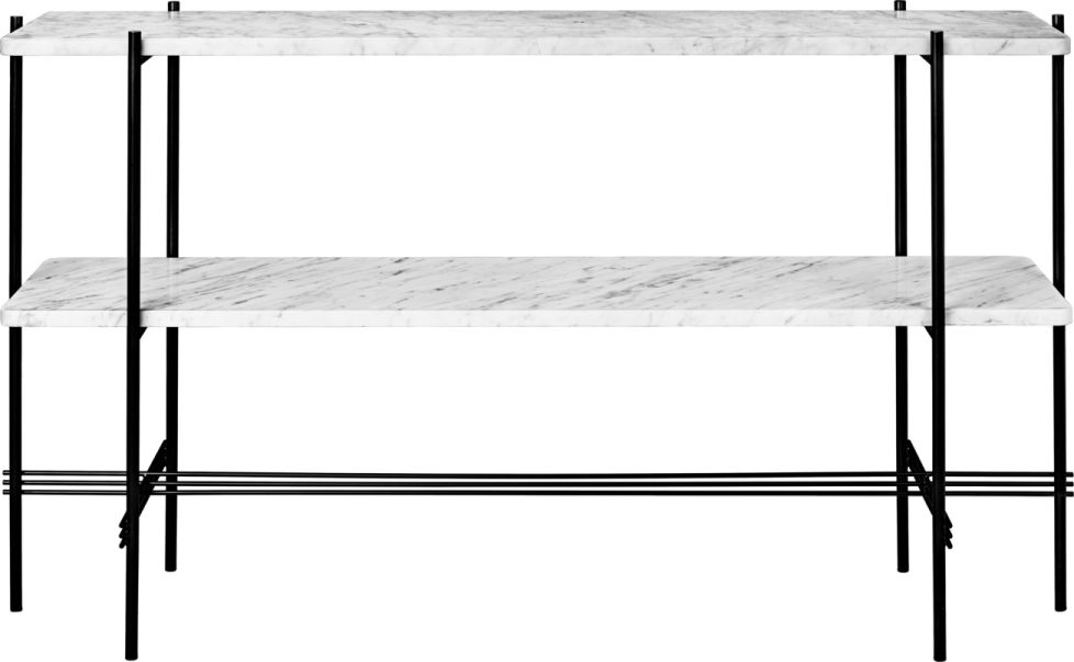 TS Console Marbre blanc marquina Gubi 