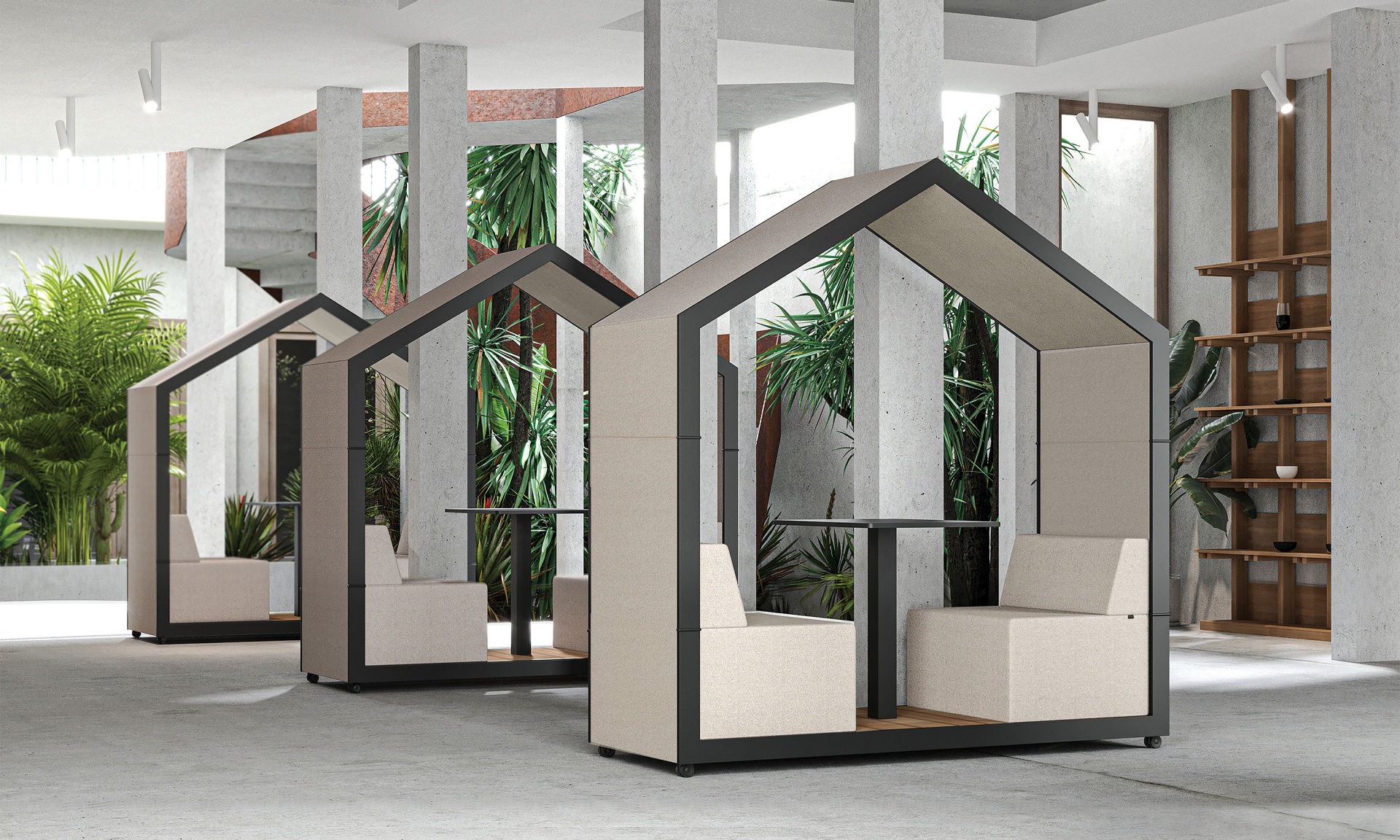 treehouse TH 2 Meubles acoustiques pour 2 personnes Bejot