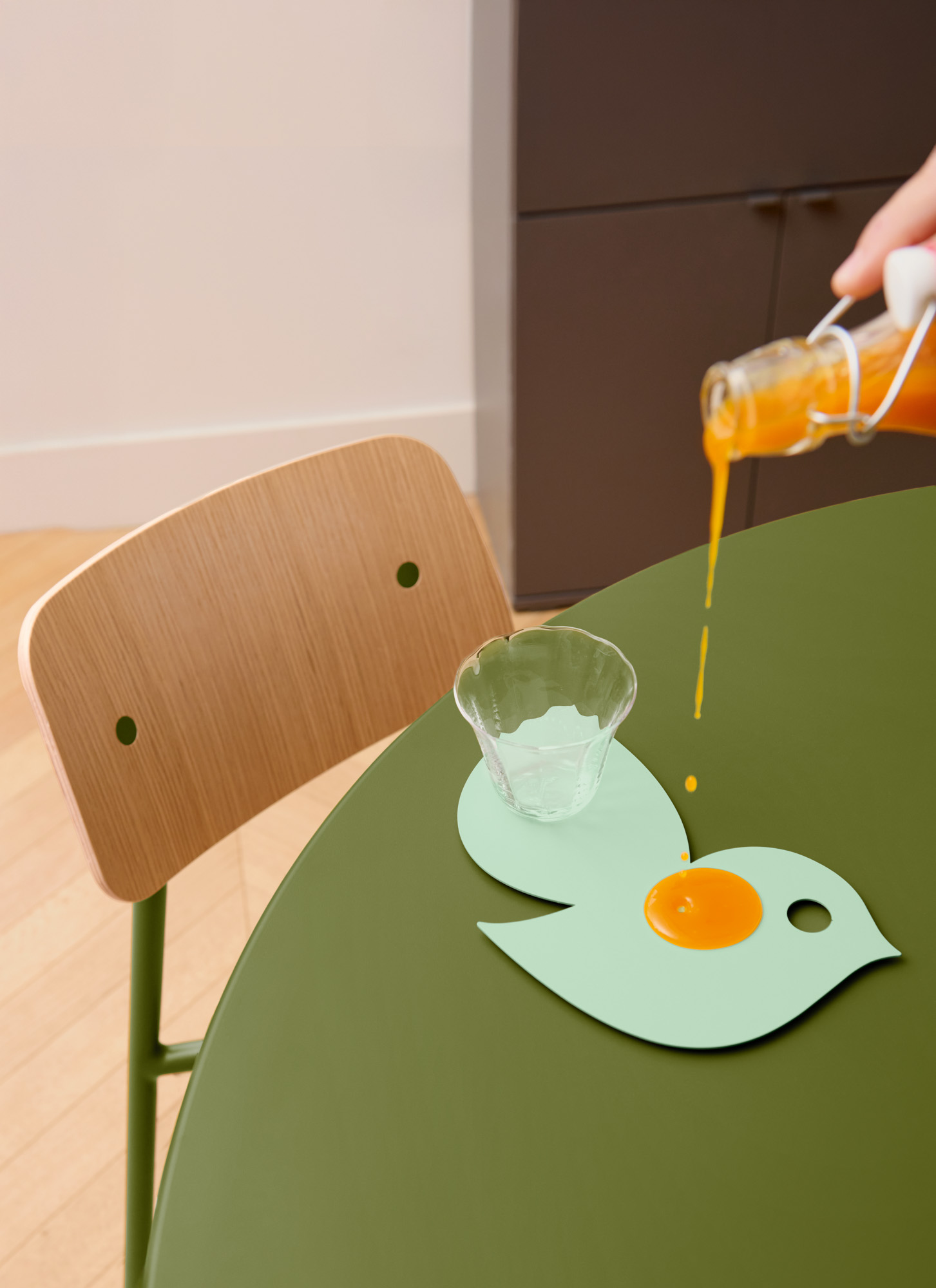 Studie Chair Chaise en chêne d'intérieur Fermob