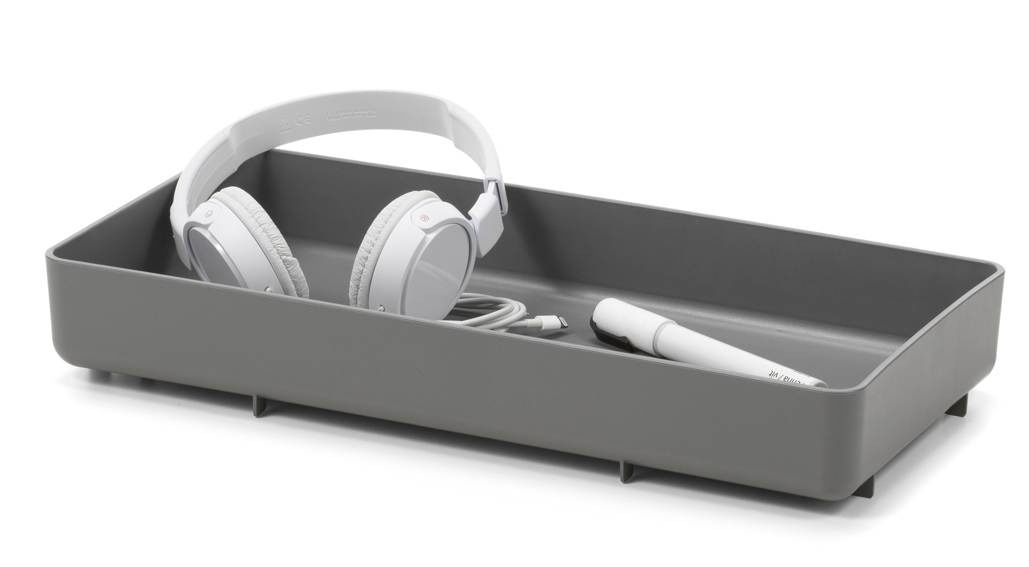Chap Tray RE Plateau Vitra Gris foncé