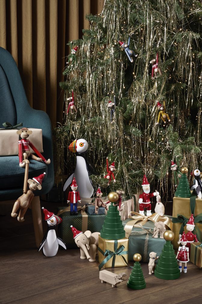 Set Liliput 3 pièces figure en bois Kay Bojesen