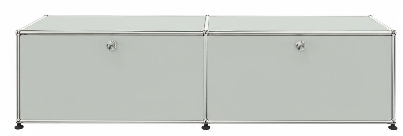 USM Haller Lowboard 2 portes Gris clair