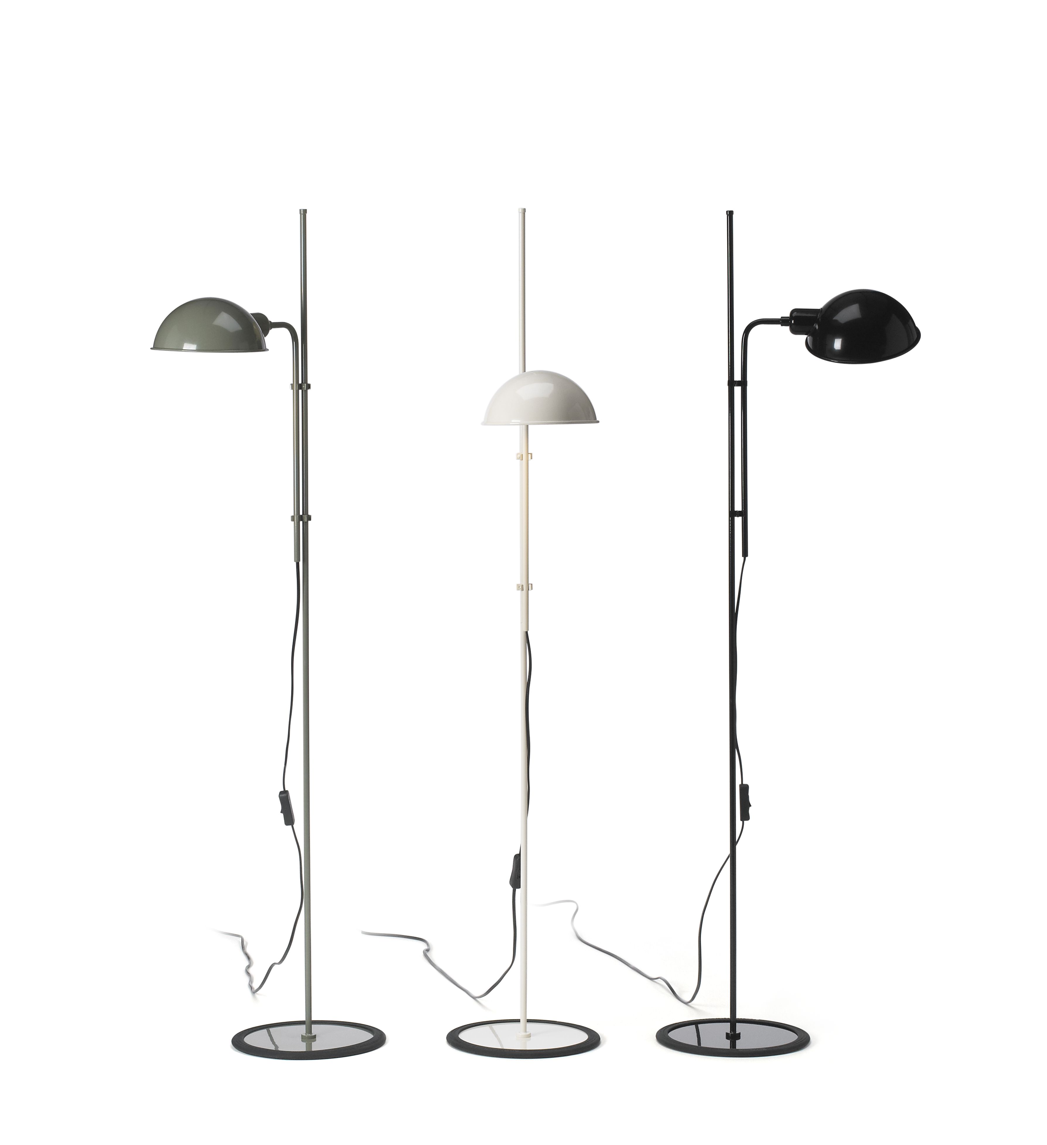 Funiculí Lampadaire noir Marset